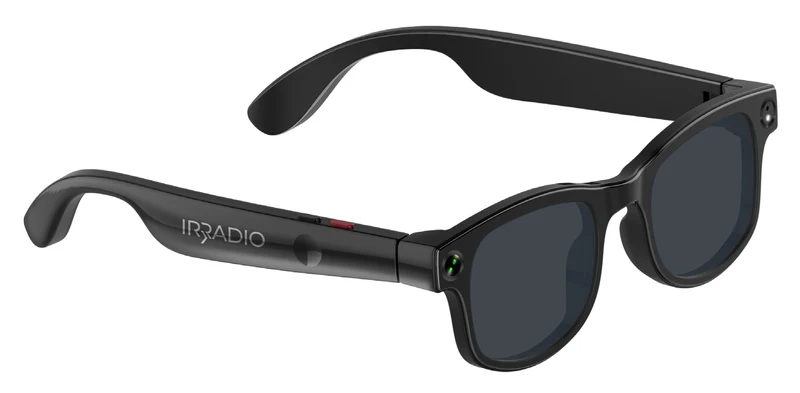 Irradio Occhiali Smart VisionAI Dark 8 MP Wireless 5.4 16 GB Lenti Scure Nero