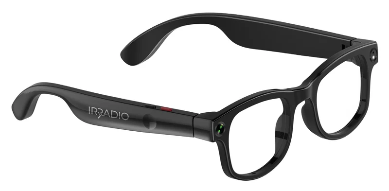 Irradio Occhiali Smart VisionAI Clear 8 MP Bluetooth 5.4 16 GB Nero