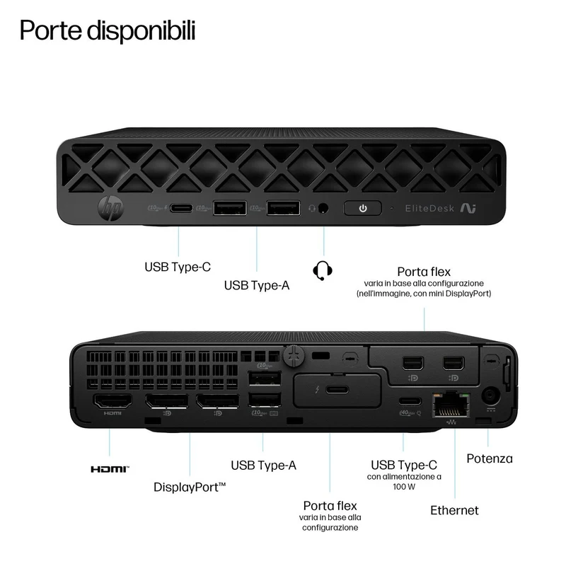 HP INC. ELITE MINI 8 G1A R7-350AI 32/1 W11P 3YW
