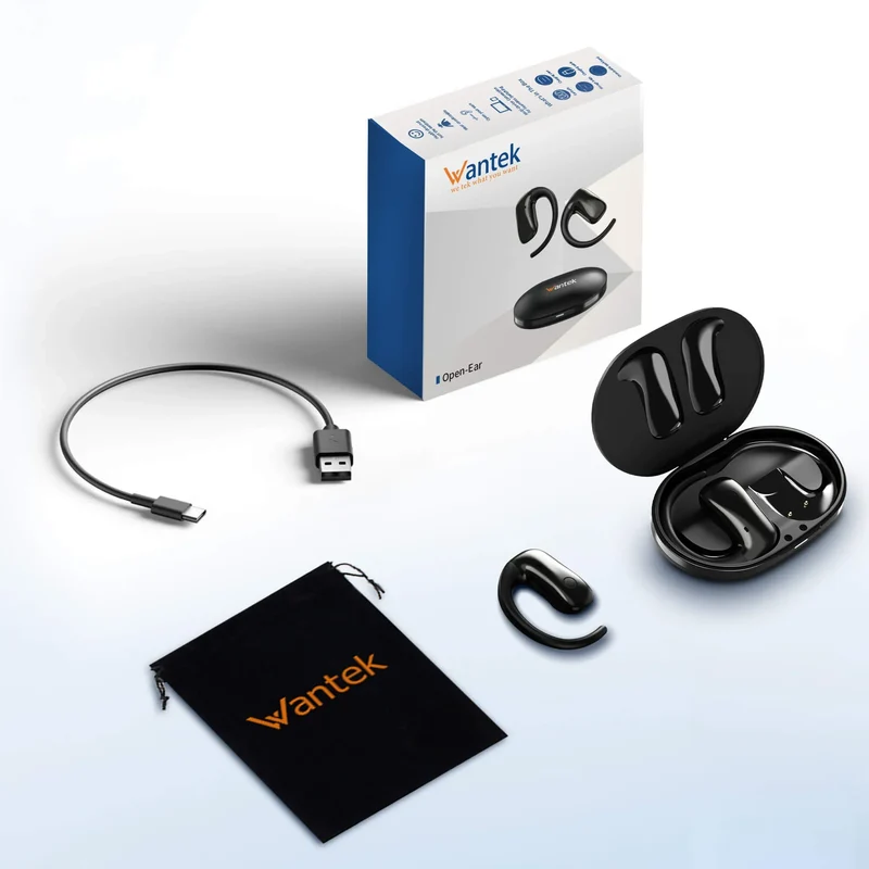 Wantek® OBT030 Open-Ear Clip-On Earbuds