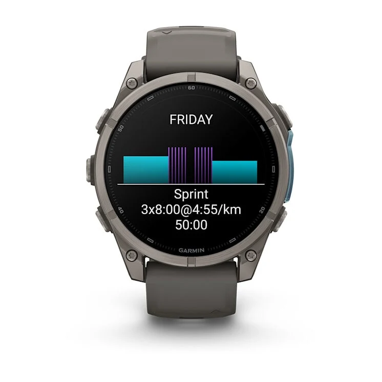 Garmin fēnix 9 3,56 cm (1.4") AMOLED 47 mm Digitale 454 x 454 Pixel Touch screen Titanio Wi-Fi GPS (satellitare)