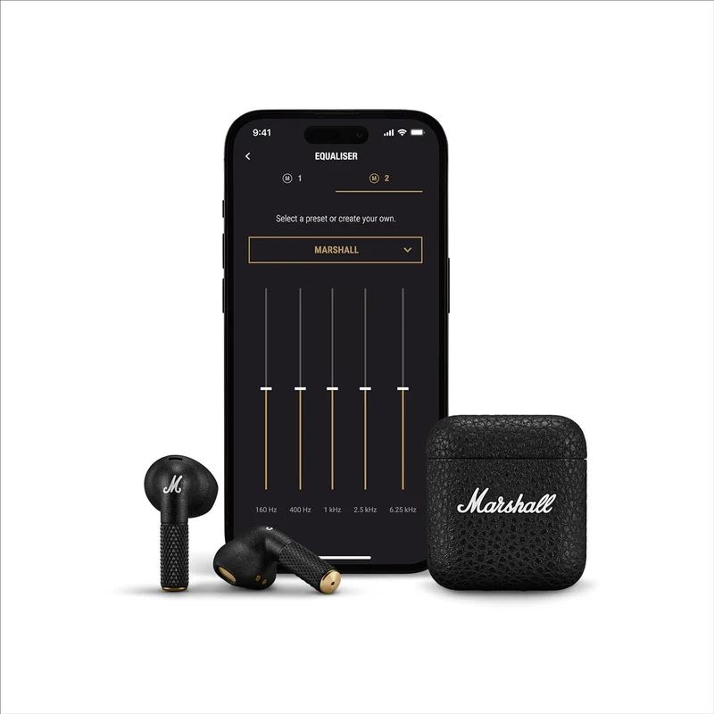 Marshall Minor IV TWS Black Cuffie True Wireless