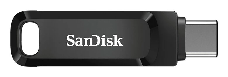 SanDisk Ultra Dual Drive Go unità flash USB 64 GB USB Type-A / USB Type-C 3.2 Gen 1 (3.1 Gen 1) Nero