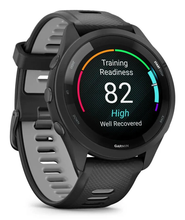 Garmin Forerunner 265 3,3 cm (1.3") AMOLED 46 mm Digitale 416 x 416 Pixel Touch screen Nero Wi-Fi GPS (satellitare)