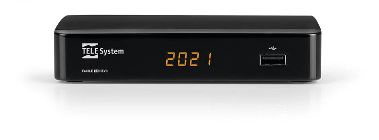 TELE System FACILE Terrestre Full HD Nero