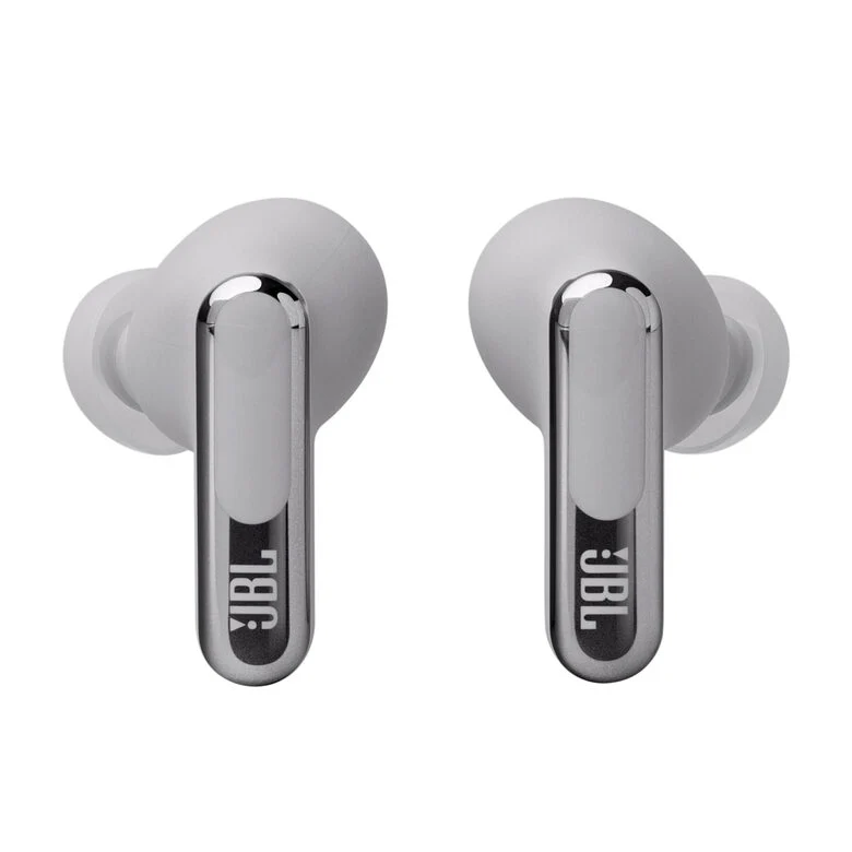 JBL Live Beam 3 Auricolare Wireless In-ear Chiamate/Musica/Sport/Tutti i giorni Bluetooth Argento