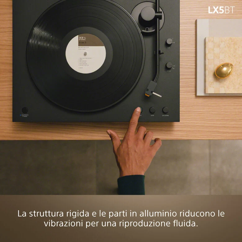 Sony PS-LX5BT Giradischi con trasmissione a cinghia Nero Automatico