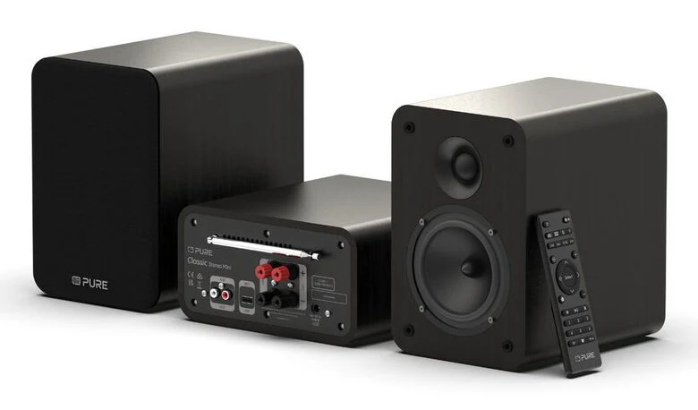 Pure Classic Stereo Mini Microsistema audio per la casa 20 W Nero