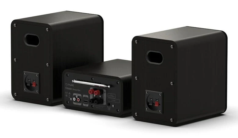 Pure Classic Stereo Mini Microsistema audio per la casa 20 W Nero