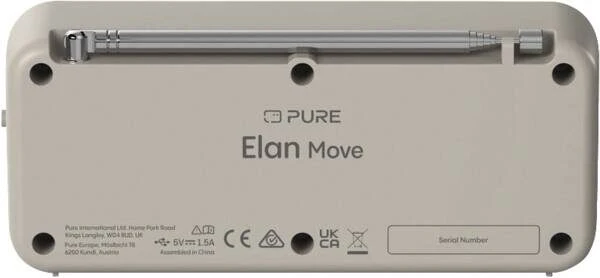 Pure Elan Radio Move Personale Digitale Grigio