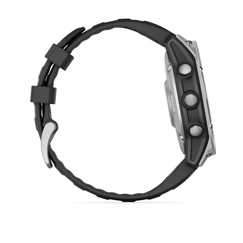 Garmin Fenix E 3,3 cm (1.3") AMOLED 47 mm Digitale 416 x 416 Pixel Touch screen Acciaio inox Wi-Fi GPS (satellitare)