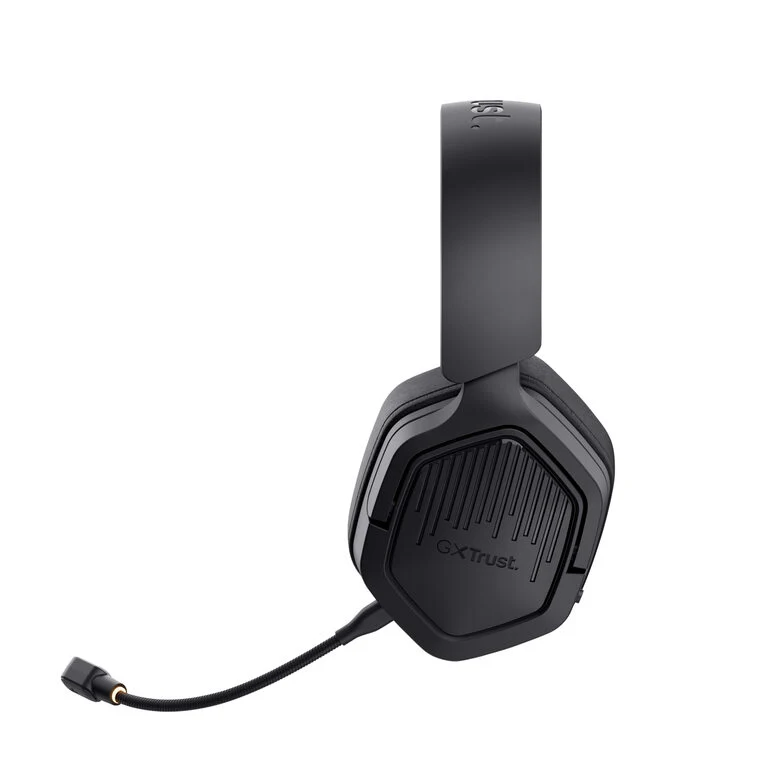 Trust GXT 493 Carus Auricolare Con cavo e senza cavo A Padiglione, Casco Gaming USB Type-C / USB Type-A Bluetooth Nero