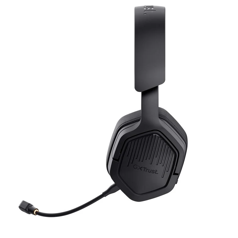 Trust GXT 493 Carus Auricolare Con cavo e senza cavo A Padiglione, Casco Gaming USB Type-C / USB Type-A Bluetooth Nero