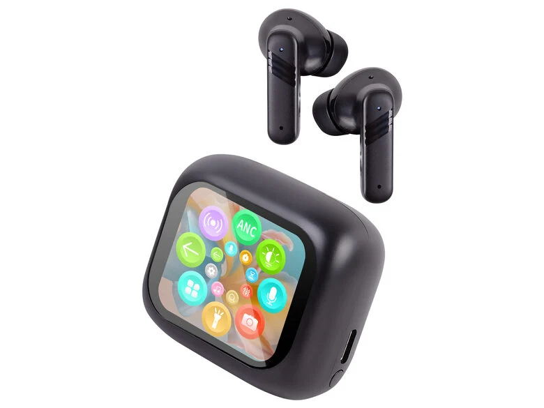 Trevi Cuffie con Traduzione Simultanea AI e Display Touch Screen EAR 100 AID Nero