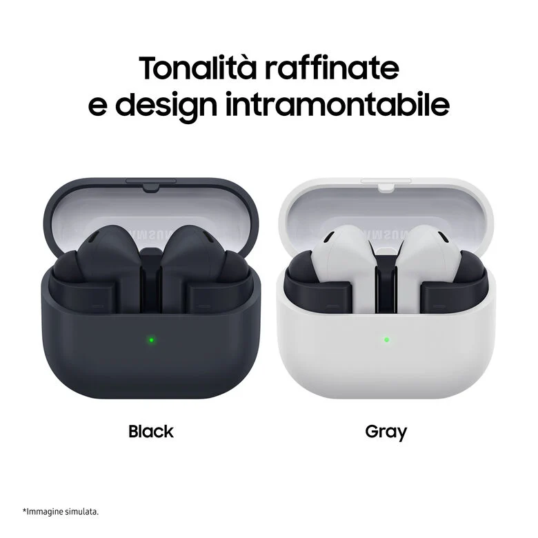 Samsung Galaxy Buds3 FE, Auricolari Wireless, Audio 360, Gemini AI, Grigio