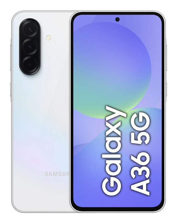 Samsung Galaxy A36 5G, Smartphone con Funzioni intelligenti, Display Super AMOLED 6.7”, 8GB RAM, 256GB, Camera 50MP, Batteria 5.000 mAh, IP67, Awesome White