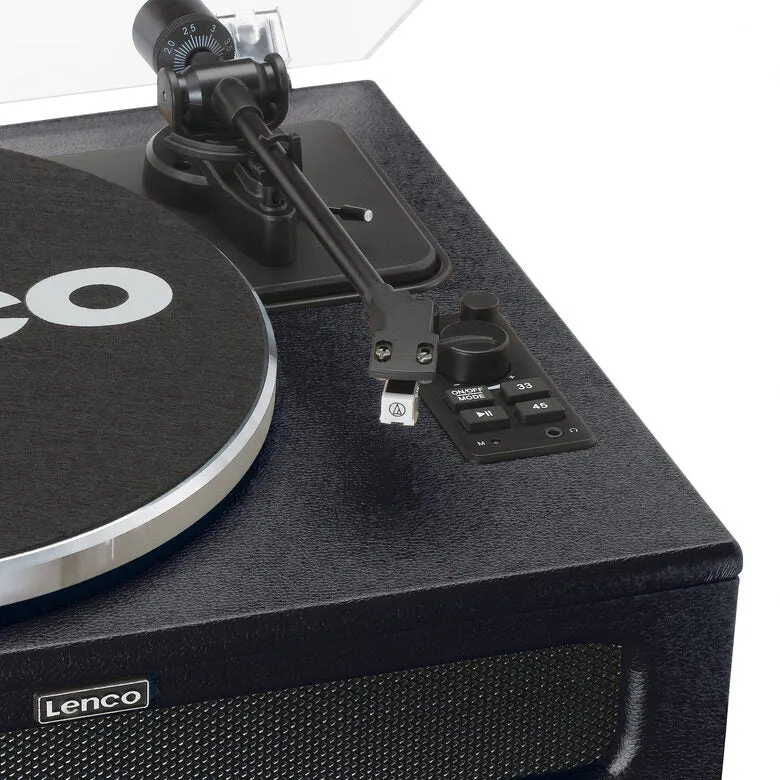 Lenco LS-430BK piatto audio Giradischi con trasmissione a cinghia Nero