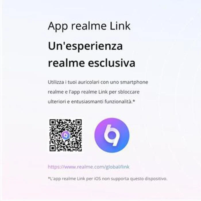 Realme Ear Buds T110 Auricolari Bluetooth Wireless Con Microfono TWS Punk Black