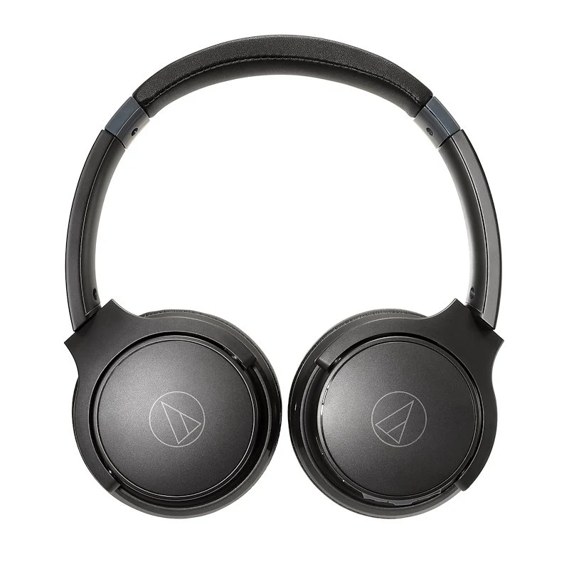 Audiotechnica ATH-S220BTK Cuffie Bluetooth fino a 60 ore Compatibili con Google Assistant e Siri