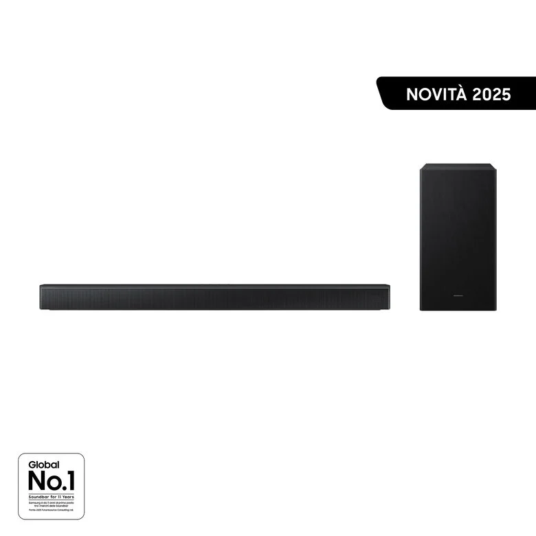 Samsung Soundbar HW-B650F/ZF, Audio 3.1 canali, Wireless Dolby 5.1ch, 2025