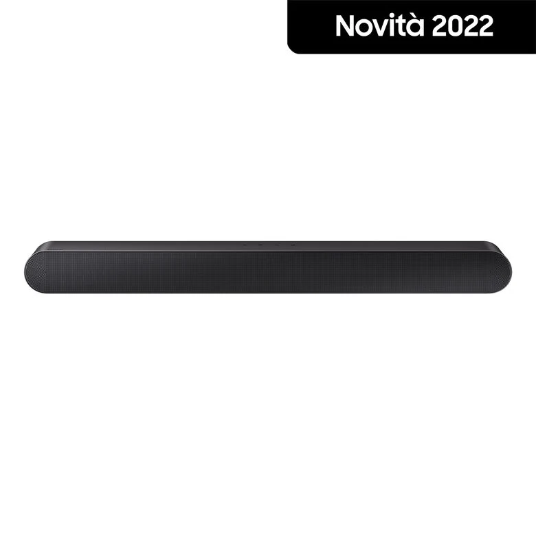 Samsung HW-S50B/ZF Soundbar canali 140W 2022, suono bilanciato e uniforme, music mode, tap sound