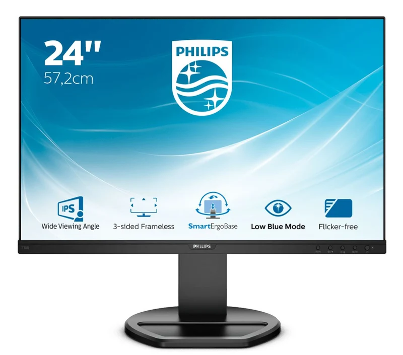 Philips 22,5 Ips Formato 16:10 1920X1200 Ergonomia Compl.
