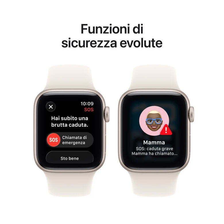 Apple Watch SE (3nd generation) SE 3 GPS + Cellular 40mm Cassa Alluminio Galassia con Sport Band Galassia - M/L