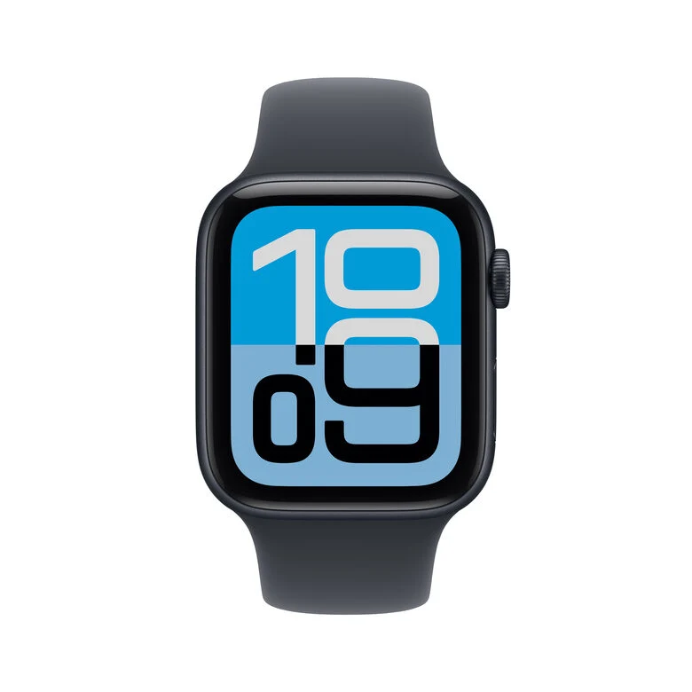 Apple Watch SE (3nd generation) SE 3 GPS 44mm Cassa Alluminio Mezzanotte con Sport Band Mezzanotte - M/L