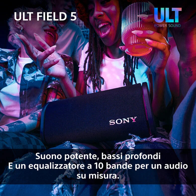 Sony Ult Field 5 Altoparlante portatile stereo Nero