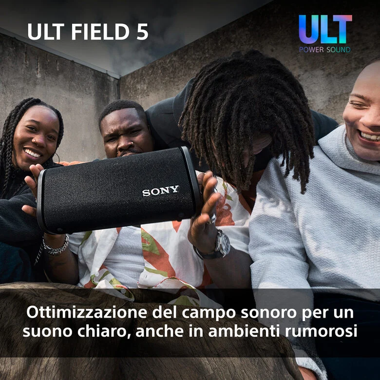 Sony Ult Field 5 Altoparlante portatile stereo Nero