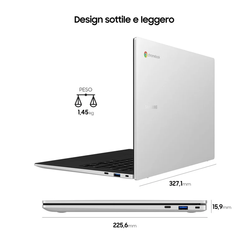 Galaxy C Book Go Silver Cel 4G 64G Chrome Os 14