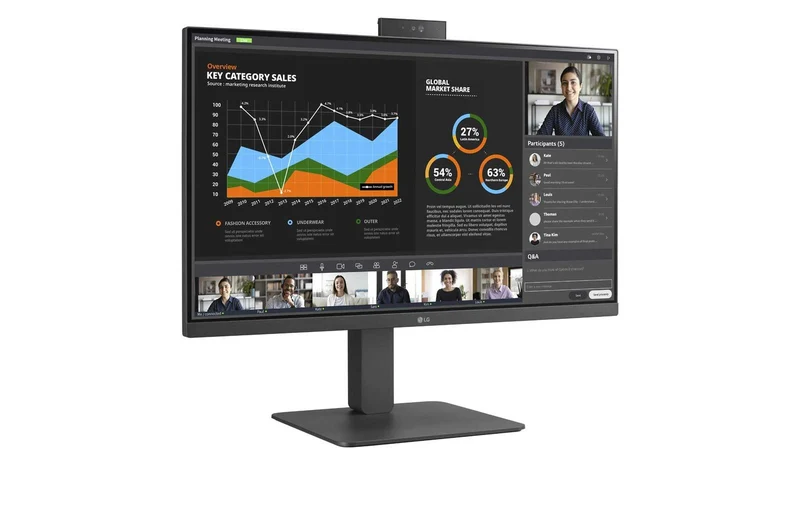 LG 27 Ips Borderless - Webcam Fhd