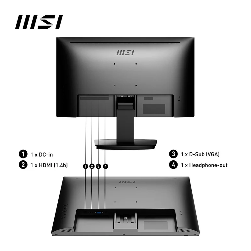Msi Pro Pro Mp223 21.5 Fhd Hdmi D-Sub