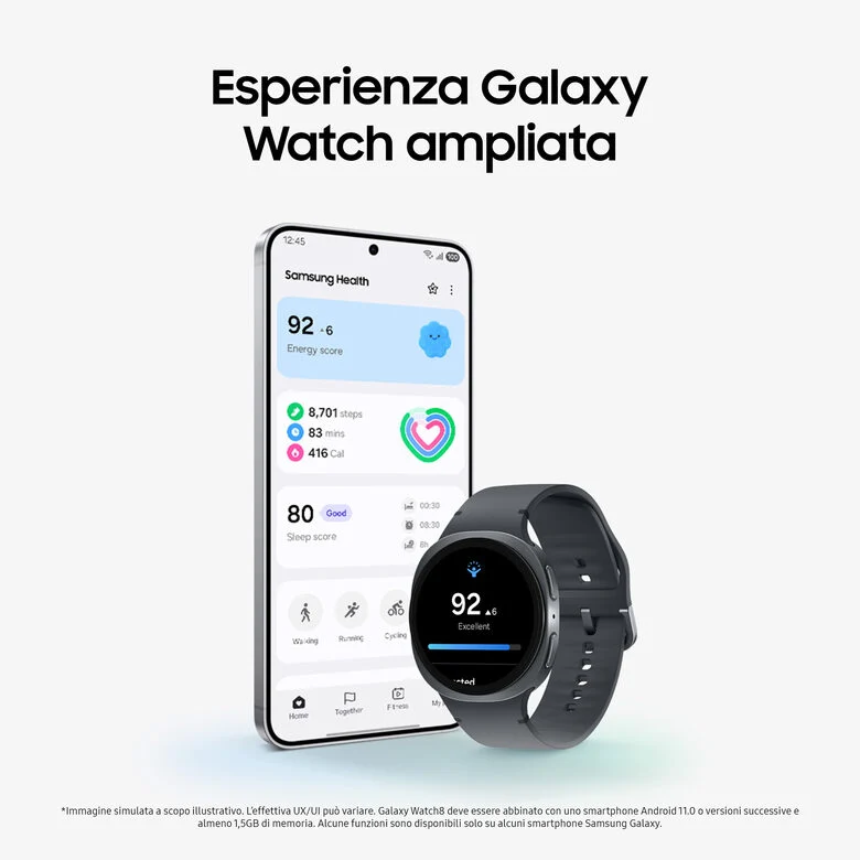 SAMSUNG Galaxy Watch8 Galaxy Watch Smartwatch 8, Bluetooth, 44mm