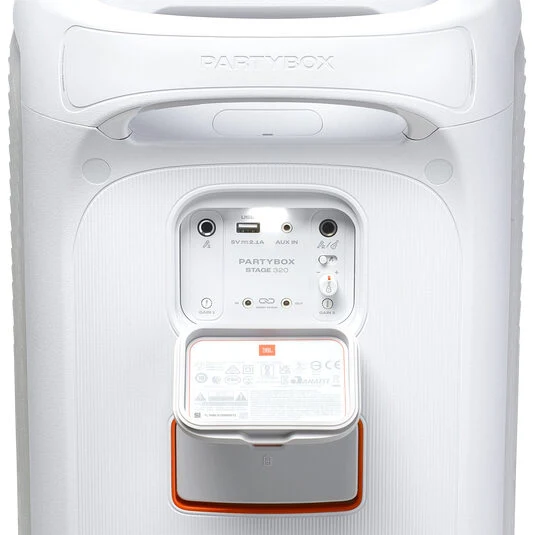 JBL PartyBox Stage 320 Altoparlante da festa Bianco 240 W