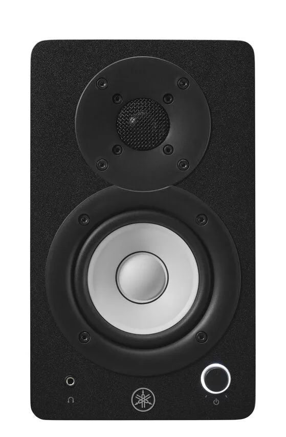 Yamaha HS3 Black Coppia Casse Amplificate RCA Jack XLR 52W 2vie T1,9 W9 BassReflex
