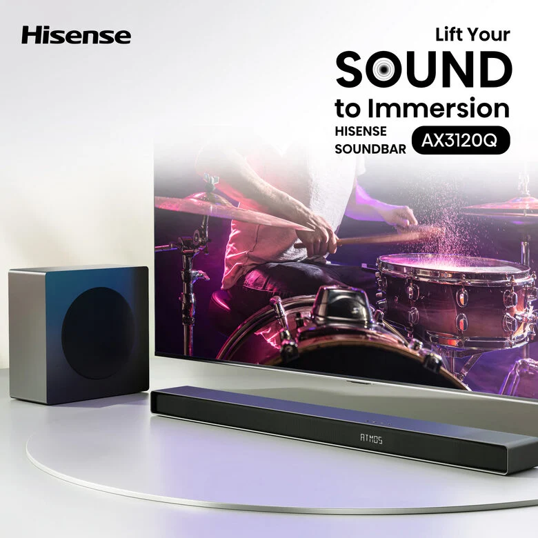 Hisense AX3120Q Nero 3.1.2 canali 440 W