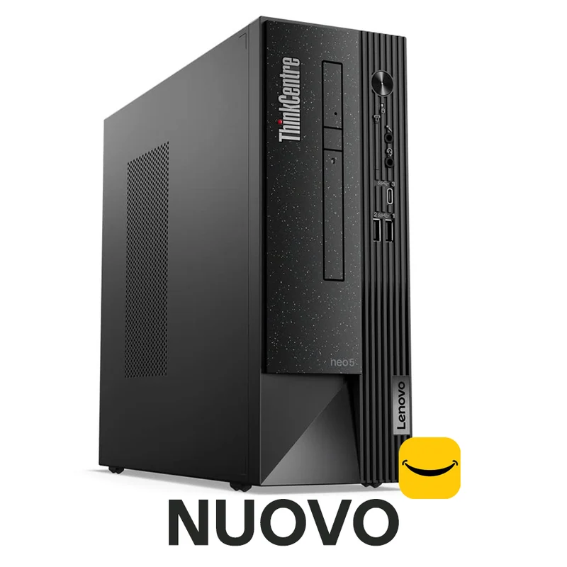 Lenovo ThinkCentre Neo 50s SFF | Intel Core i5-13400 | SSD NVMe 512GB | Ram fino a 32GB | Windows 11 pro WiFi Bluetooth USB Type-C HDMI - Prestazioni Elevate e Sostenibilità Prodotto NUOVO