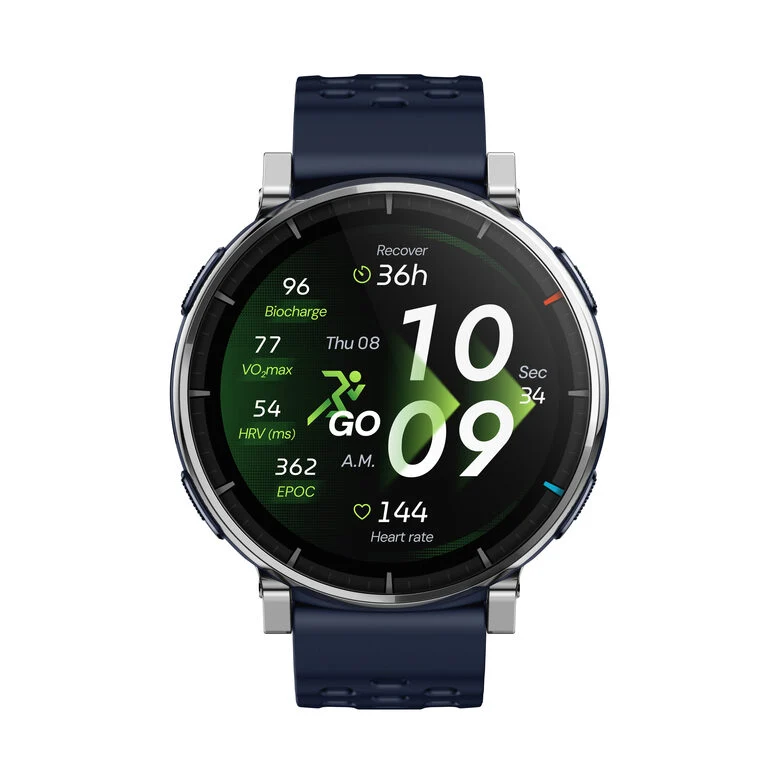 Amazfit W2558GL2N smartwatch e orologio sportivo 3,35 cm (1.32") AMOLED Digitale 466 x 466 Pixel Touch screen Argento GPS (satellitare)