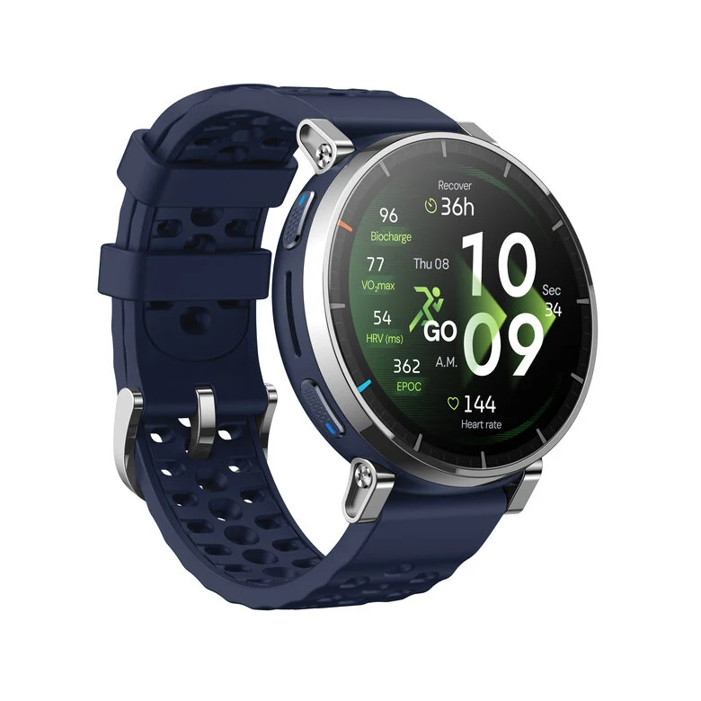 Amazfit W2558GL2N smartwatch e orologio sportivo 3,35 cm (1.32") AMOLED Digitale 466 x 466 Pixel Touch screen Argento GPS (satellitare)