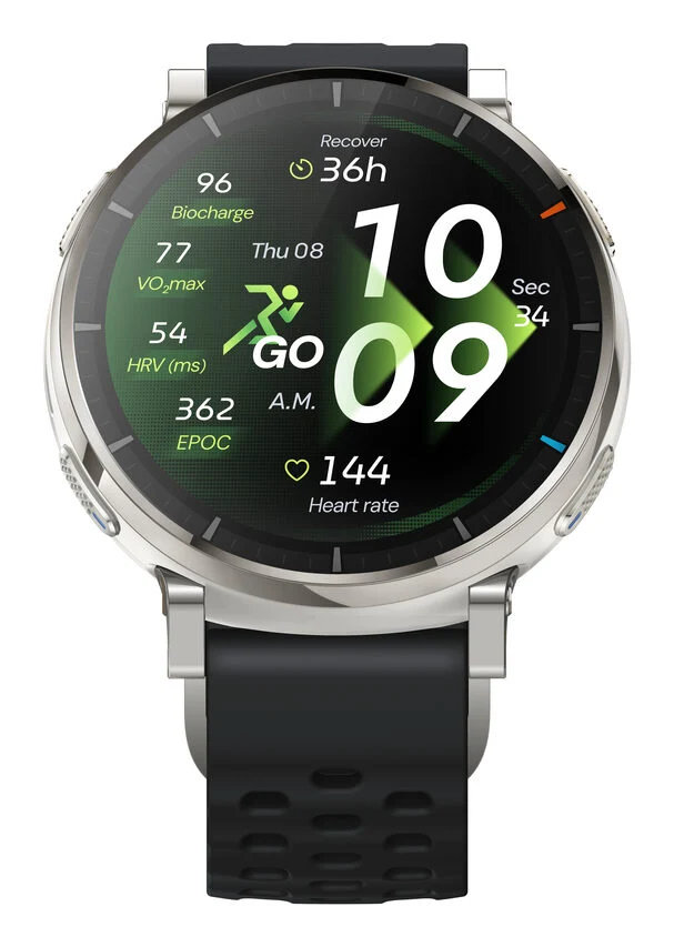 Amazfit Active 3 3,35 cm (1.32") AMOLED Digitale 466 x 466 Pixel Touch screen Oro GPS (satellitare)
