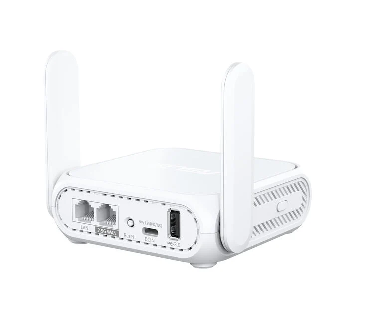 ASUS RT-BE58 Go router wireless 2.5 Gigabit Ethernet Dual-band (2.4 GHz/5 GHz) Bianco