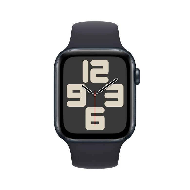 Apple Watch SE GPS + Cellular Cassa 44mm in Alluminio Mezzanotte con Cinturino Sport Mezzanotte - M/L