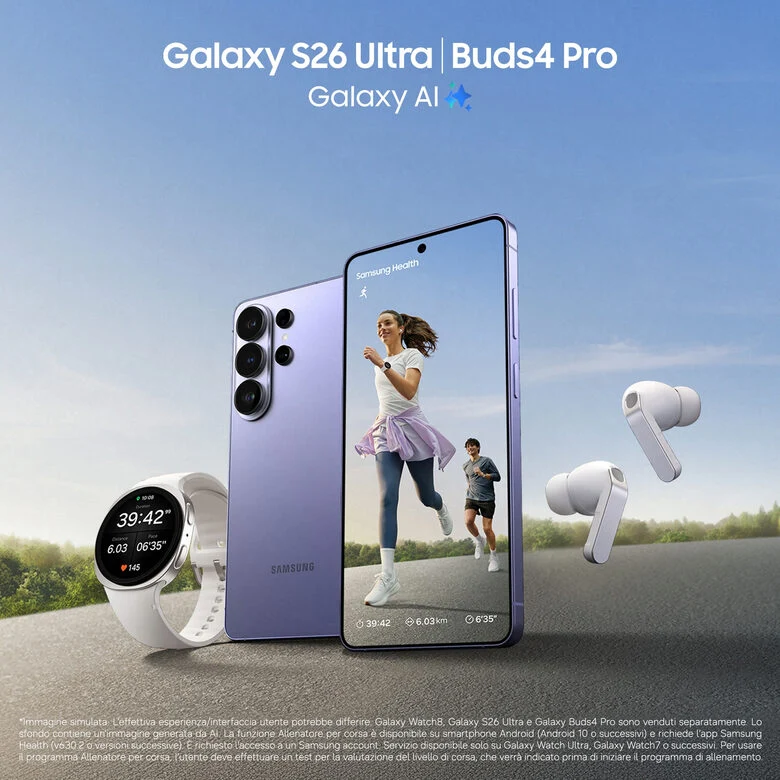 Samsung Galaxy S26 Ultra Smartphone AI, 512GB, Violet