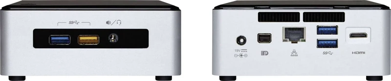 Postazione Intel NUC Mini PC | Intel Core i7-5557U 3.1Ghz | Ram 8Gb | SSD 120Gb | WiFi Windows 10 Pro NUC5i7RYH + Monitor Nec E233WM 23" FullHD LED