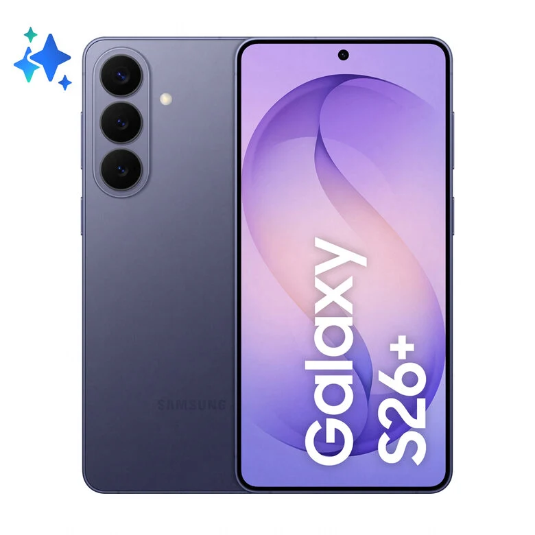 Samsung Galaxy S26+ Smartphone AI, 256GB, Processore avanzato, Assistente Foto, Creative Studio, Camera 50 MP, 4900 mAh, Cobalt Violet