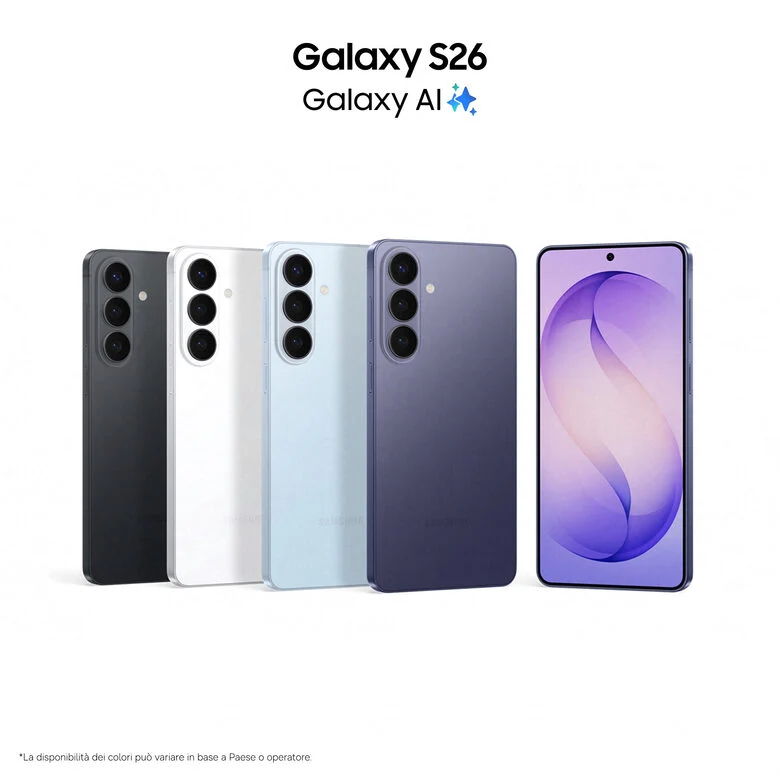 Samsung Galaxy S26 Smartphone AI, 512GB, Violet