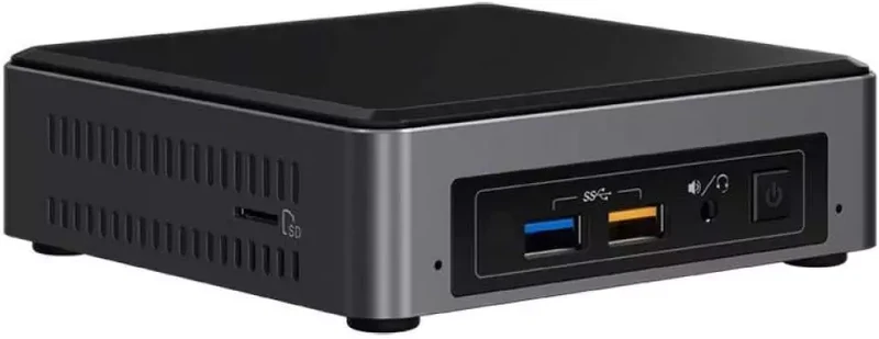 Intel NUC Mini PC | Intel Core i5-7260U 2.2Ghz | Ram 16Gb | WiFi Bluetooth Windows 11 Pro NUC7I5BNK Il mini PC più venduto