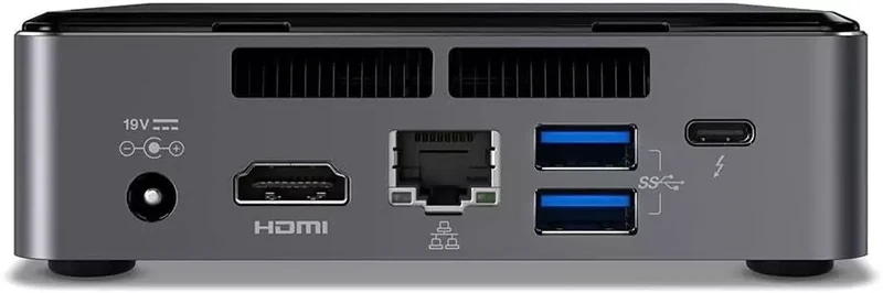 Intel NUC Mini PC | Intel Core i5-7260U 2.2Ghz | Ram 16Gb | WiFi Bluetooth Windows 11 Pro NUC7I5BNK Il mini PC più venduto