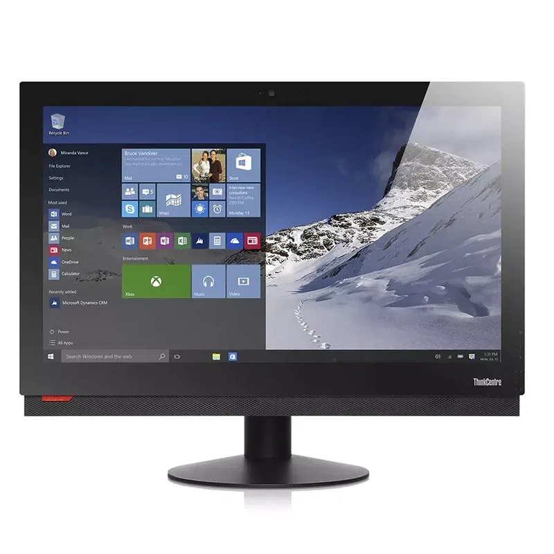 ThinkCentre M900z All-in-One 23.8" FullHD | Intel Core i7-6700 | Windows 11 Pro | Casse audio, WiFi, WebCam La tua postazione completa alla portata di tocco